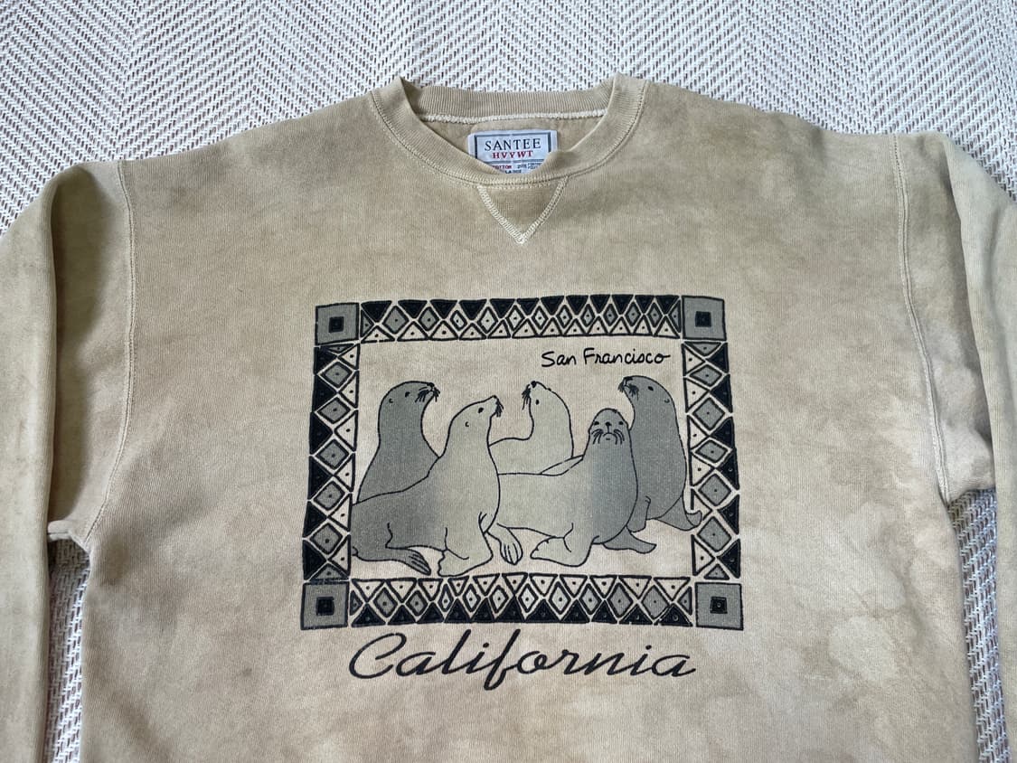 90s usa 샌티 헤비웨이트 샌프란시스코 스웻셔츠 J03149 상품이미지6