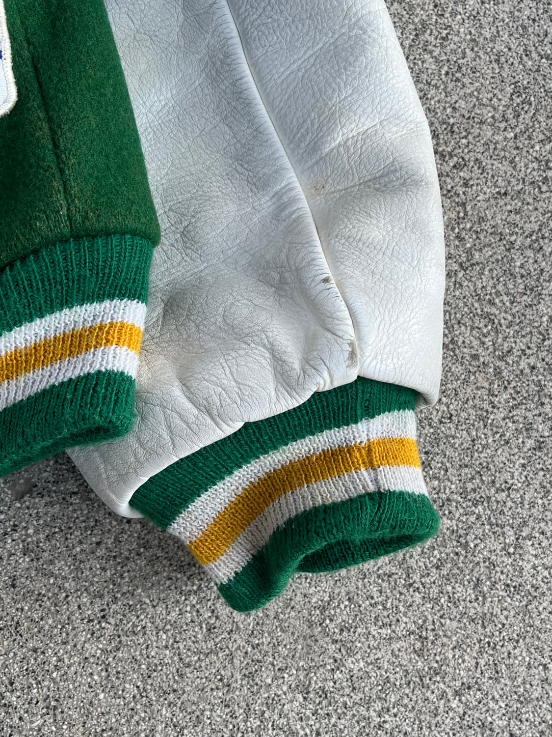 80s USA Butwin 빈티지 패치워크 바시티 자켓 상품이미지9