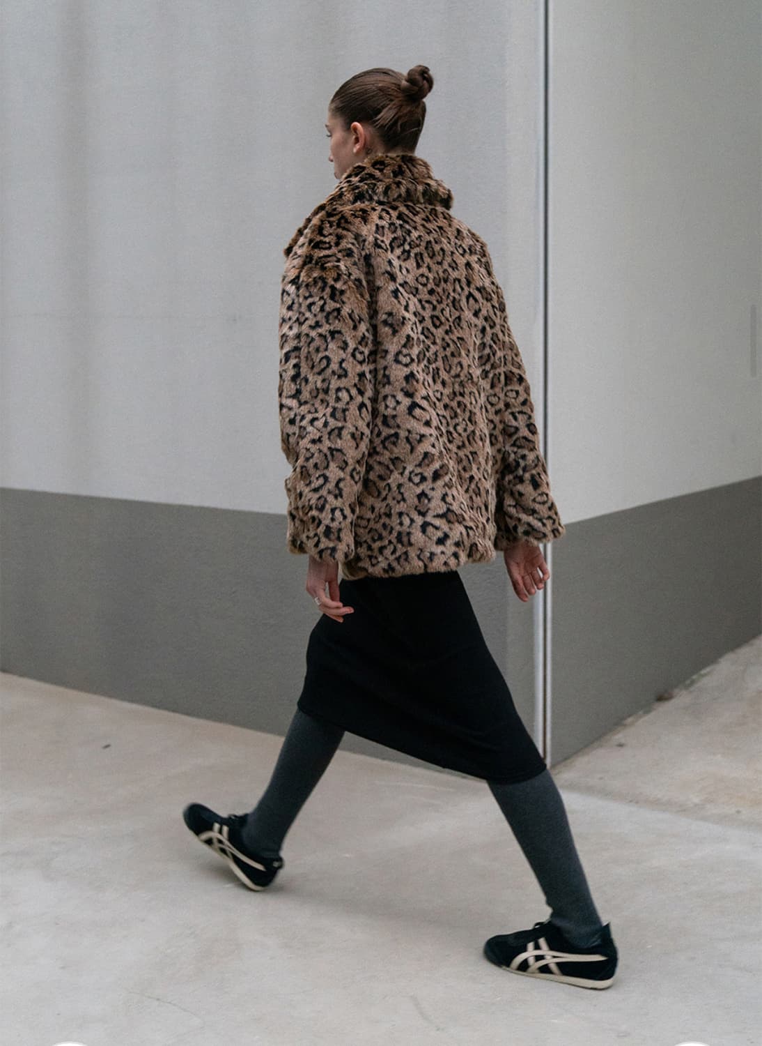 320쇼룸 레오파드 퍼자켓 상품이미지2