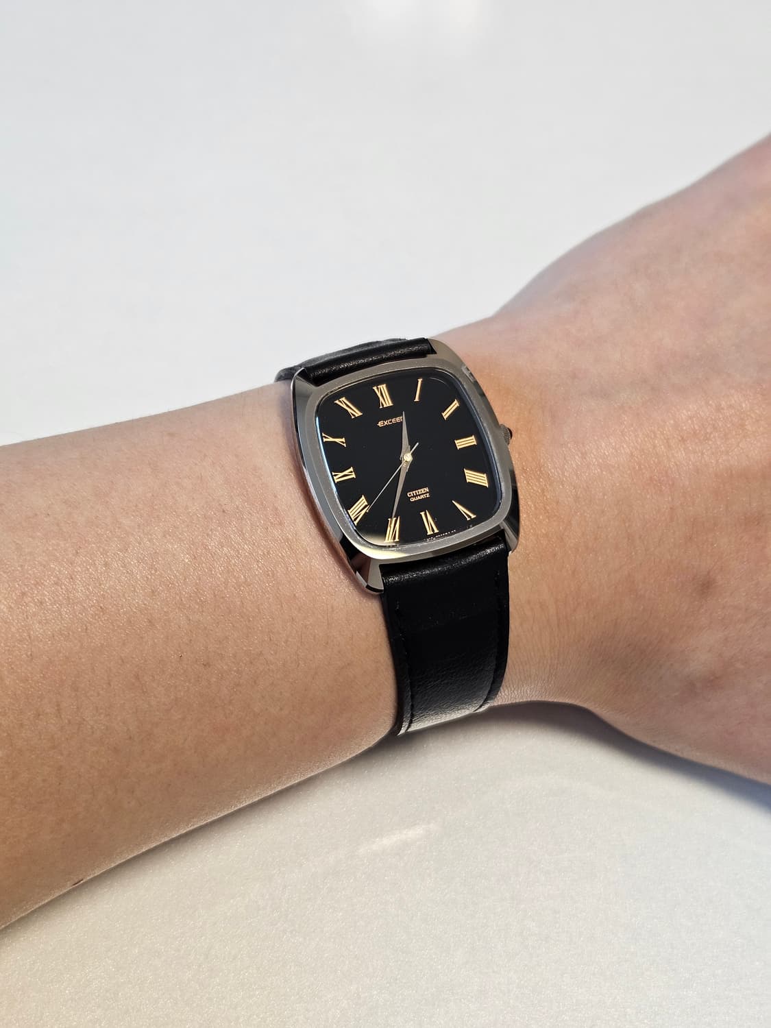 시티즌 익시드 빈티지 가죽 드레스 시계 상품이미지2
