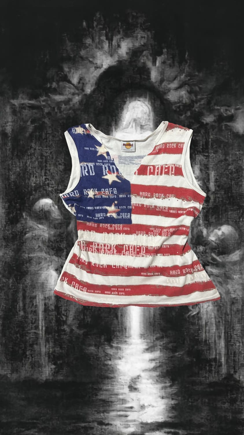 Hard rock cafe 성조기 sleeveless  상품이미지2