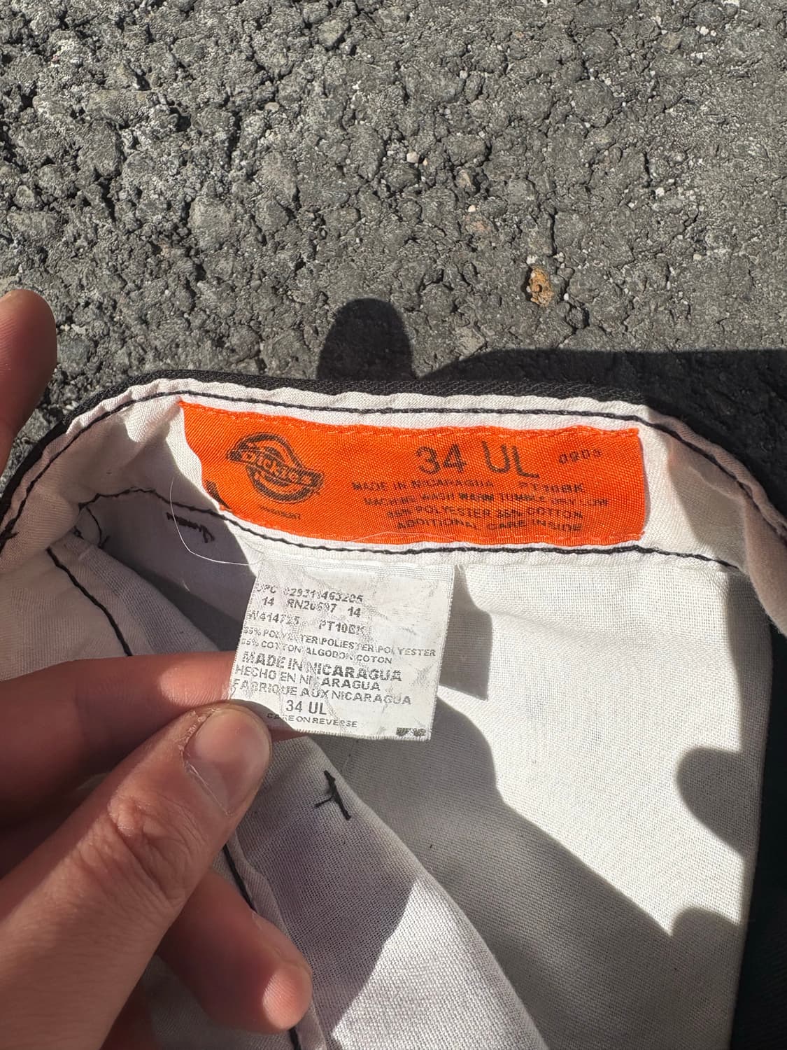 디키즈 874 코튼 워크팬츠 블랙 B122 상품이미지6