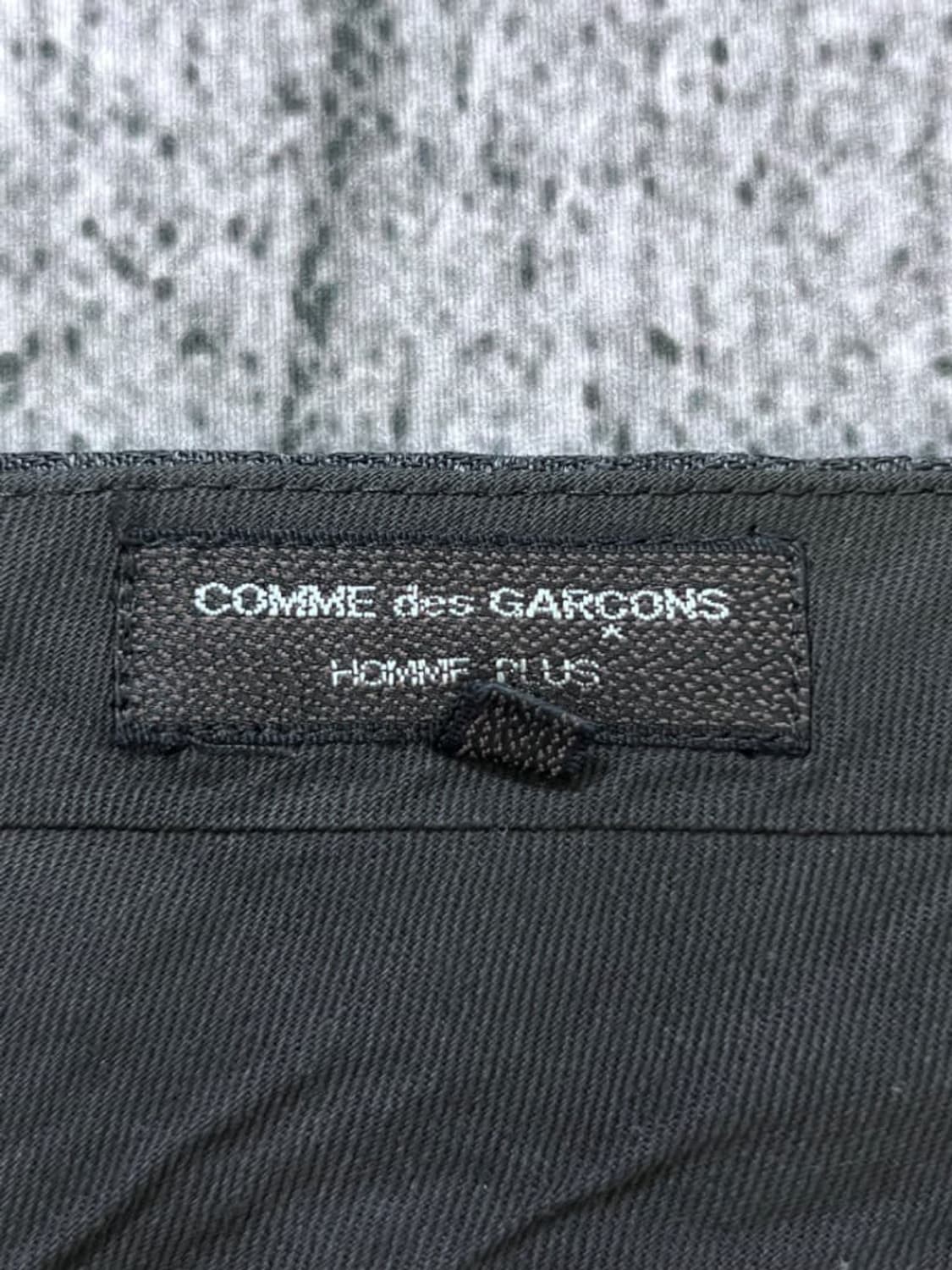 80s 꼼데가르송 옴므 플러스 빈티지 샤도우 체크 와이드 트라우저 상품이미지4