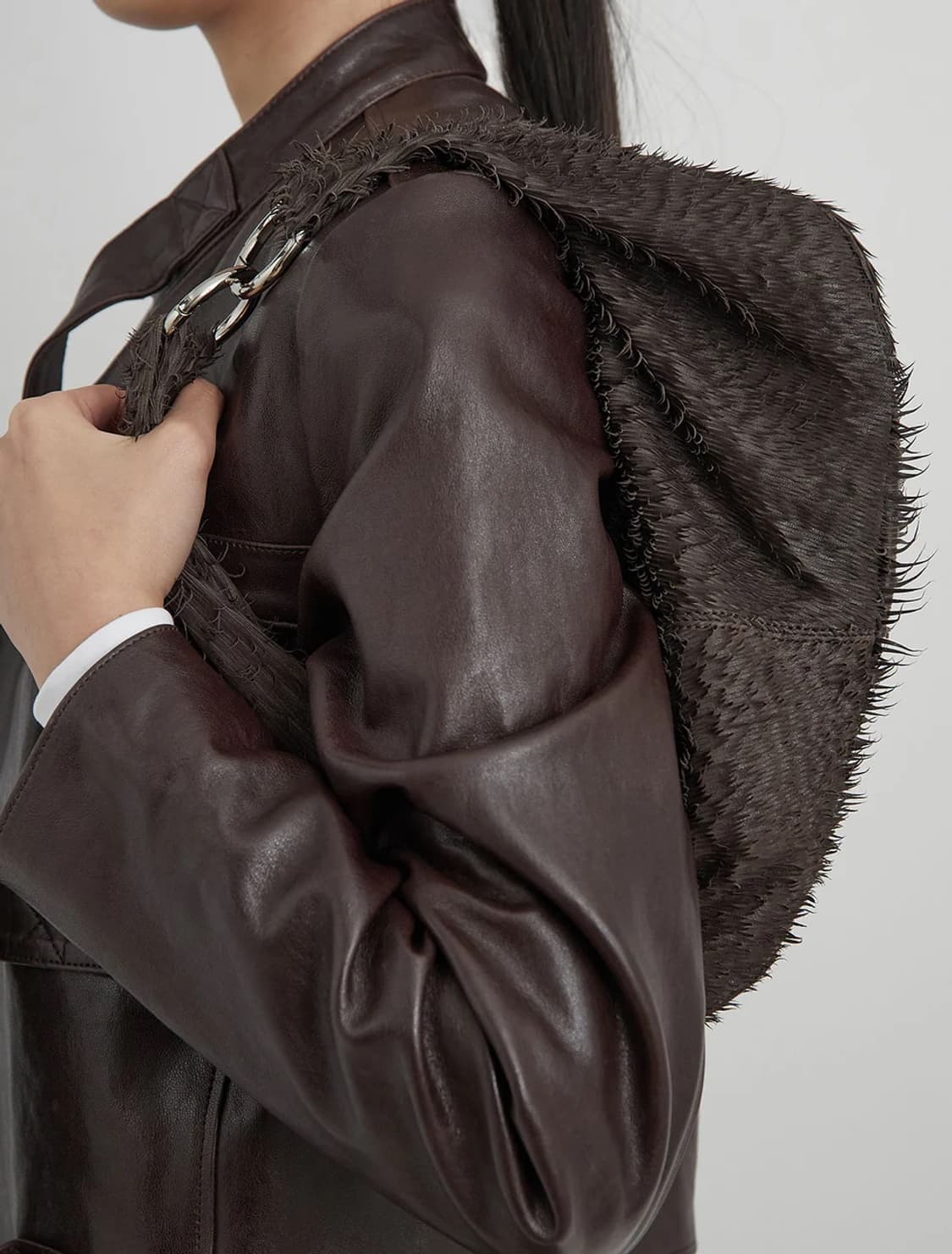 팔로마울 Mini Dry 미니 드라이 백/브라운 퍼 상품이미지2