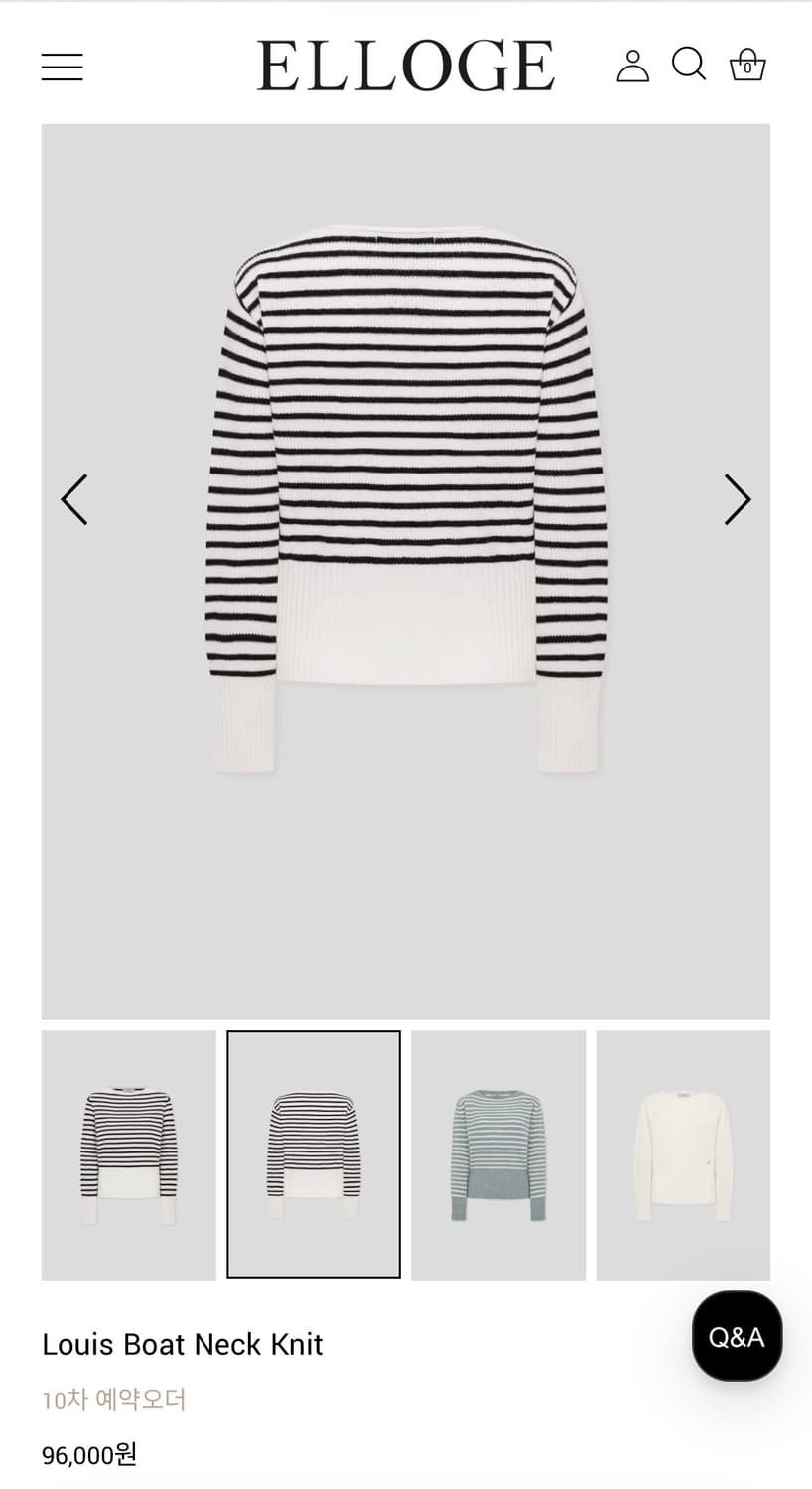 엘로주 elloge 루이스 보트넥 니트 상품이미지2