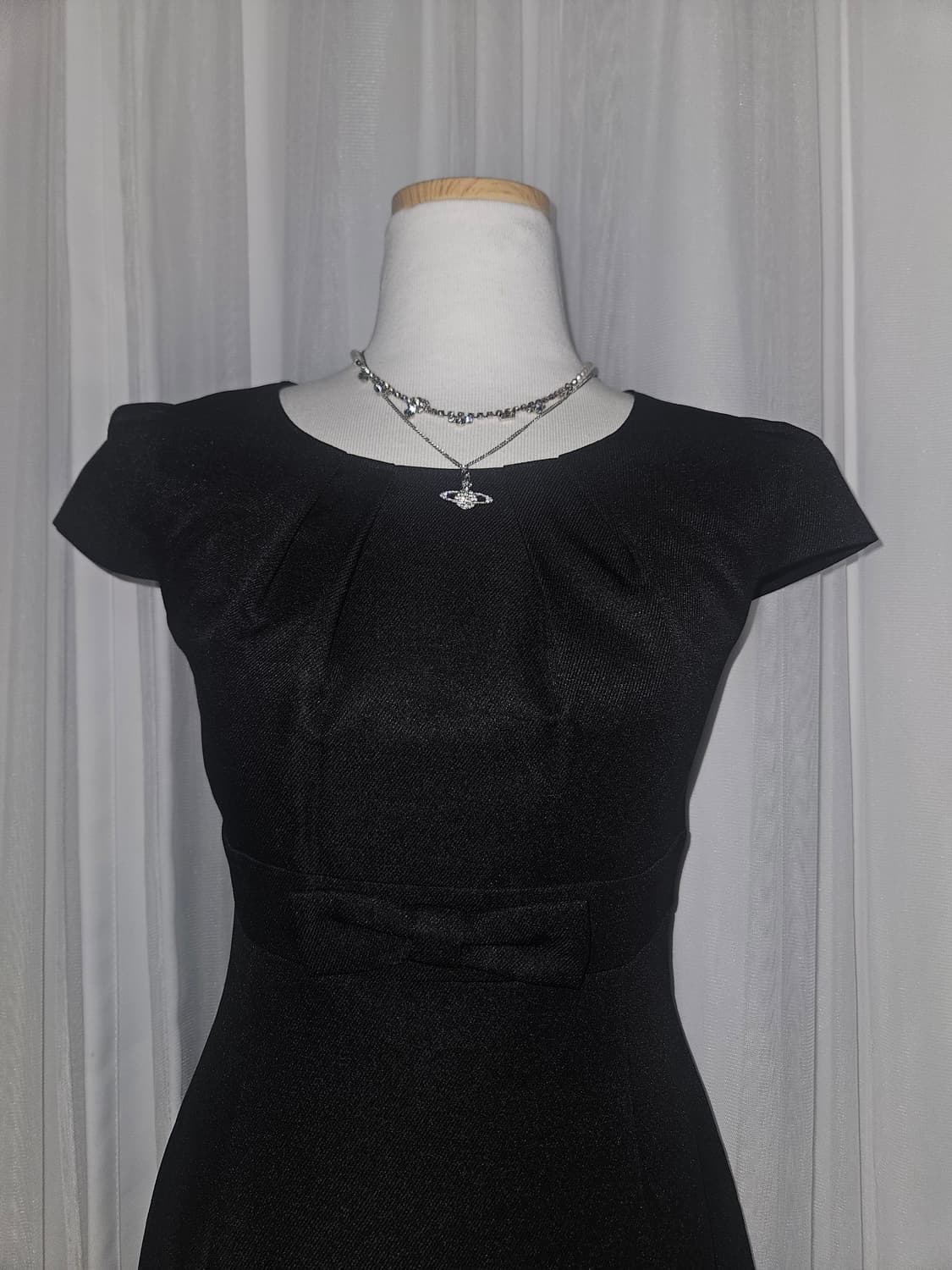 oneiros 리본 포인트 원피스 니혼진 공겜여주 히메갸루 고딕 모리 상품이미지3