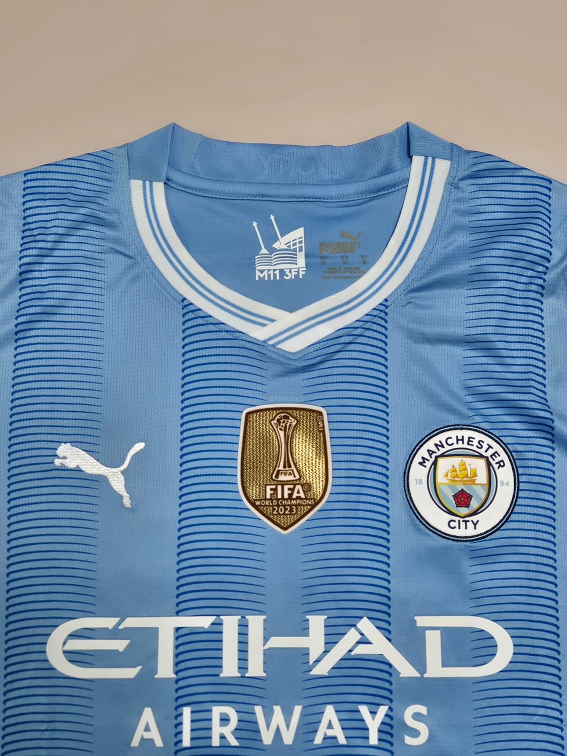 23-24 맨시티 홈 케빈 더 브라위너 유니폼M 레플리카 상품이미지3