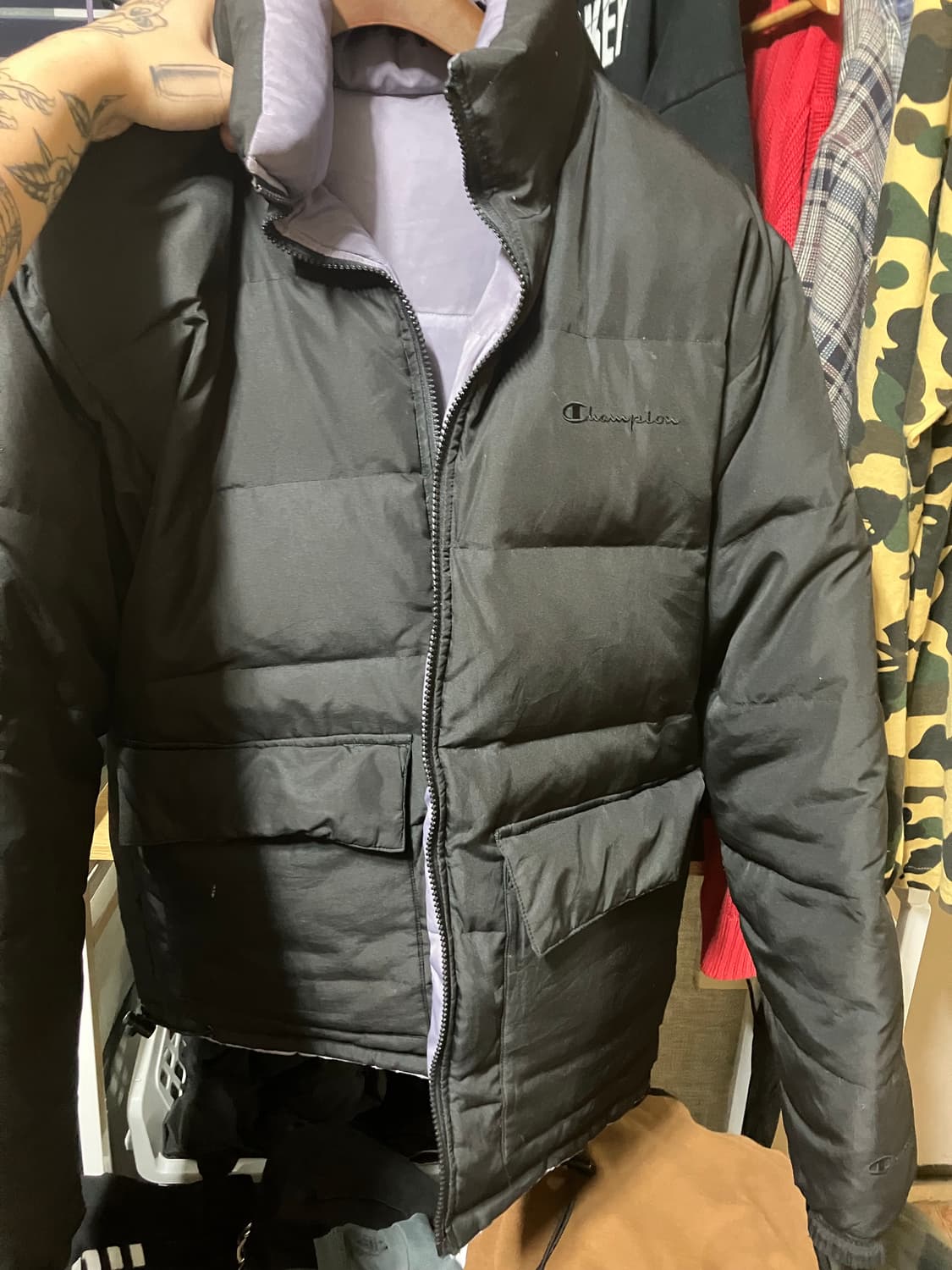 챔피온 리버시블 패딩점퍼 상품이미지1