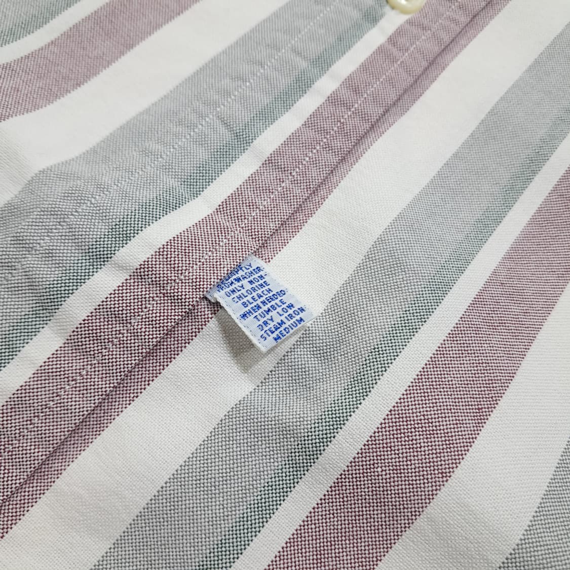 CL604 L 폴로 90s 싱가포르판 올드스쿨 스트라이프 엠블럼 셔츠 상품이미지5