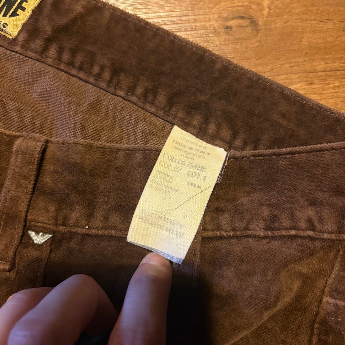 ARMANI JEANS 아르마니 진스 코듀로이 팬츠 상품이미지6