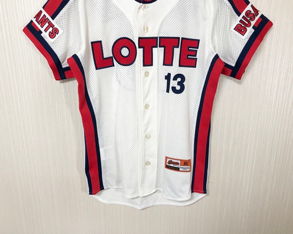 KBO 카멜레온어센틱 롯데자이언츠 챔피언홈유니폼 85 #13 황재균 상품이미지3