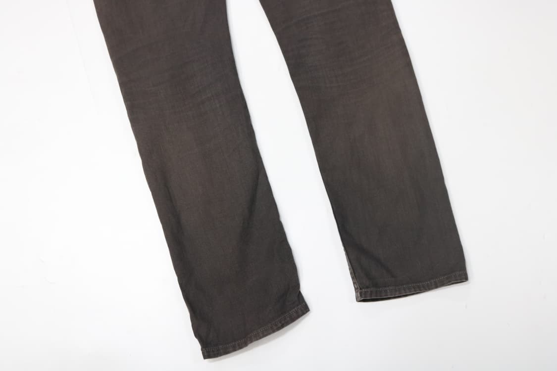 BEAMS 빔즈 빈티지 페이디드 브라운 슬림 스트레이트 팬츠 (S) 상품이미지9