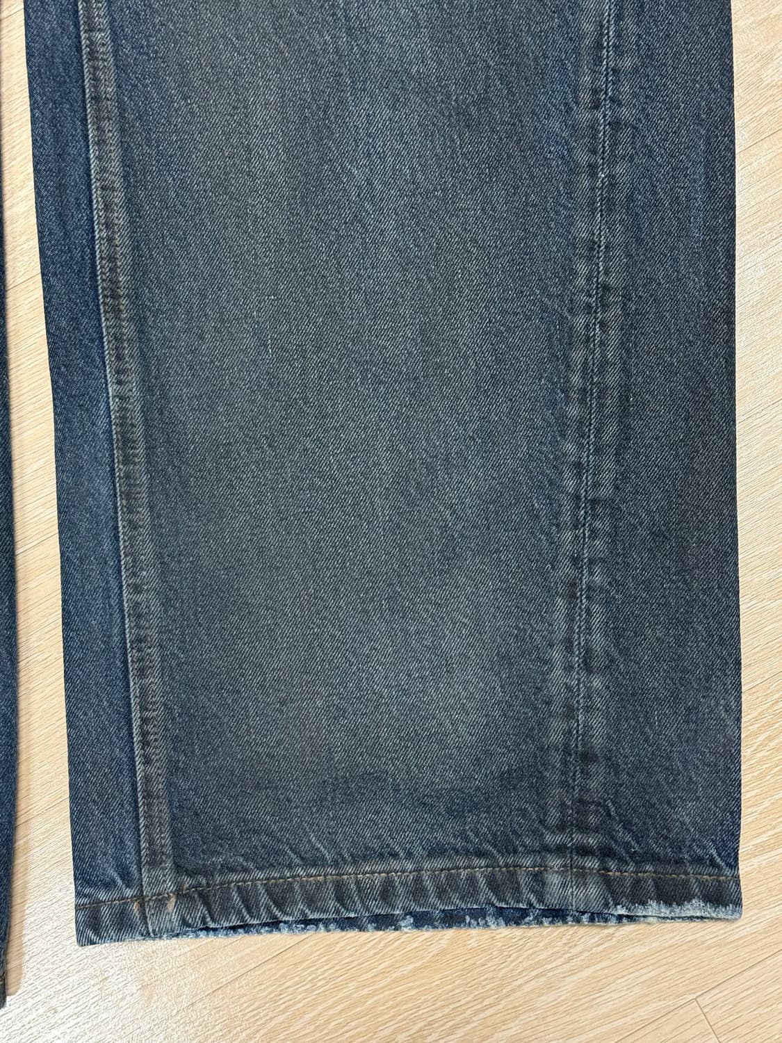 이예 yiyae 워싱 왁싱 데님 팬츠 상품이미지5