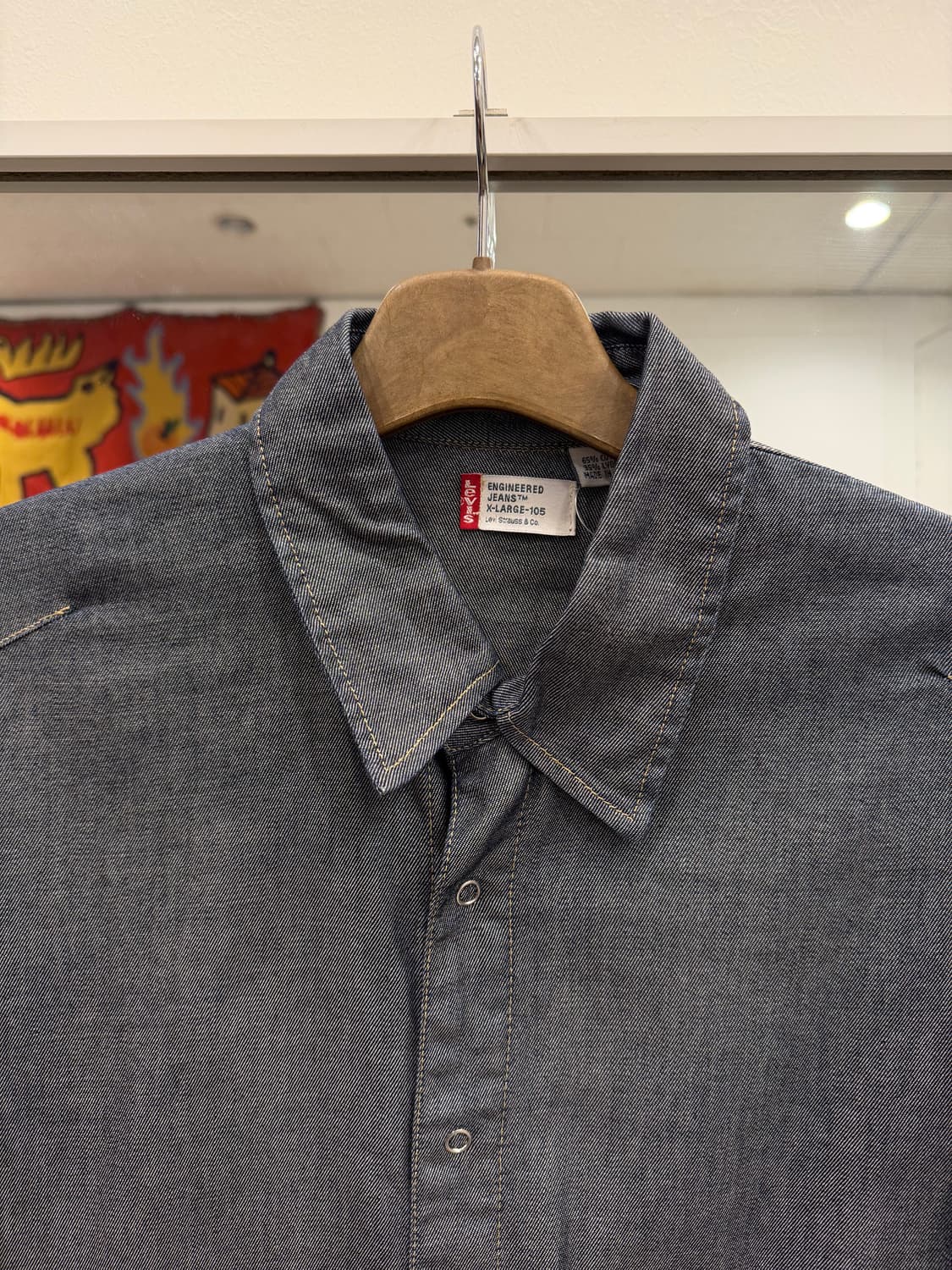 00s Levis 리바이스 엔지니어드 리오셀 데님 셔츠 상품이미지3