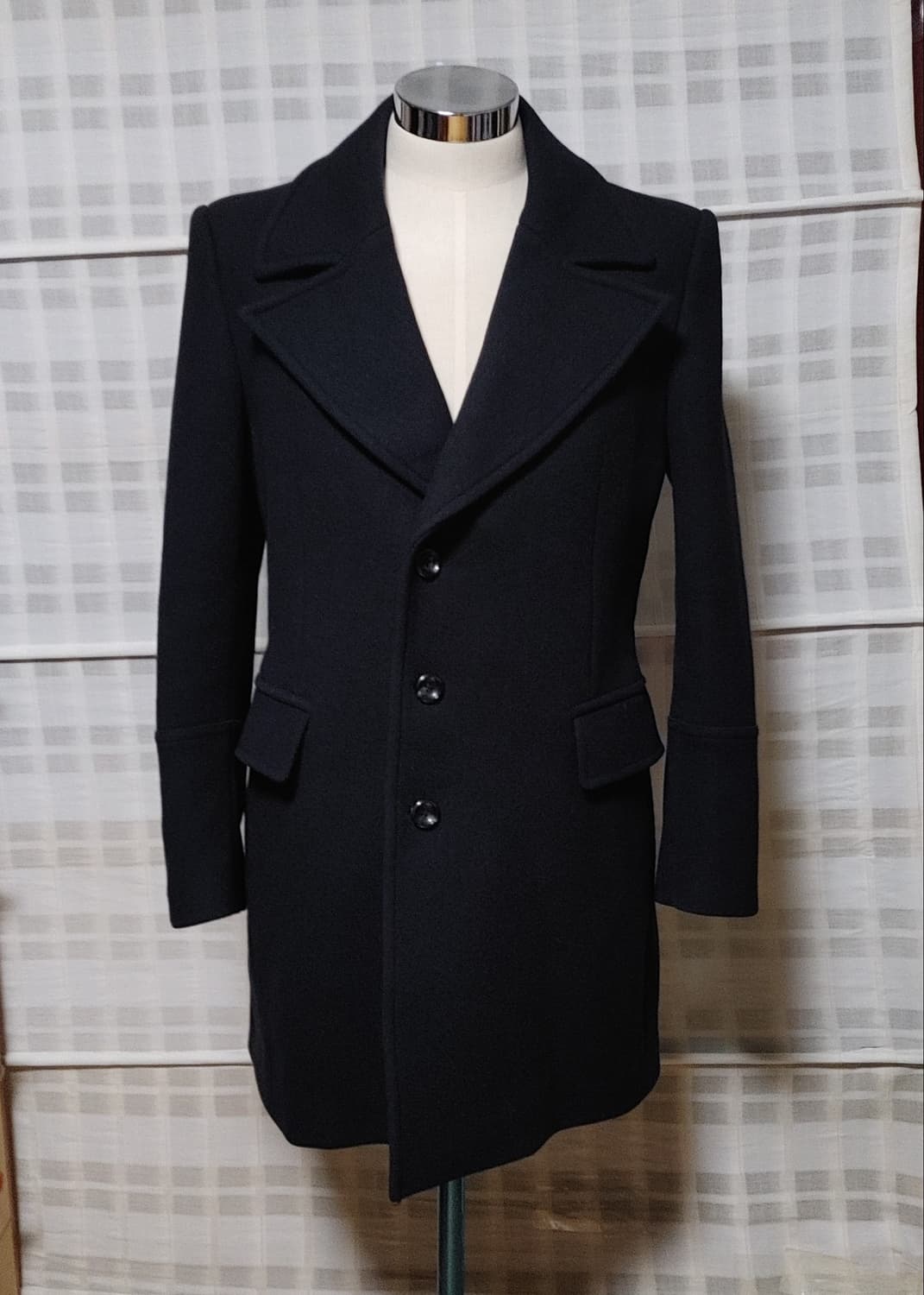 (한섬) 시스템 옴므 네이비 코트 95 상품이미지3