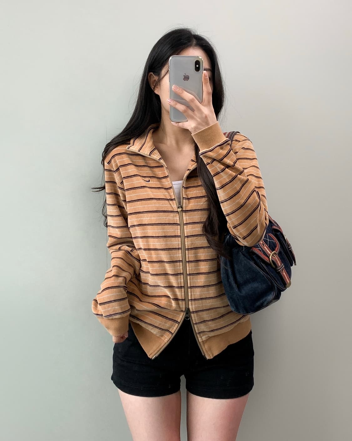 나이키 벨벳 집업 상품이미지2