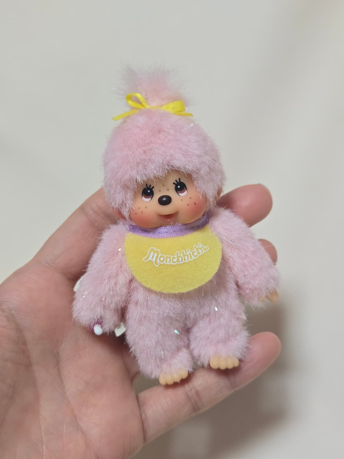 몬치치 핑크 빤짝이 키링 상품이미지2