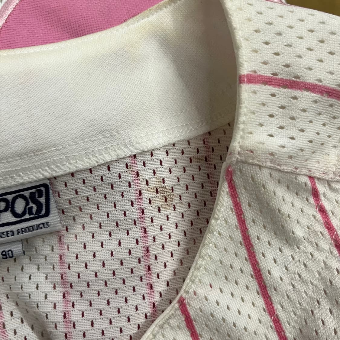 [90] 롯데 자이언츠 핑크 스트라이프 유니폼 37번 마킹 b18 상품이미지5