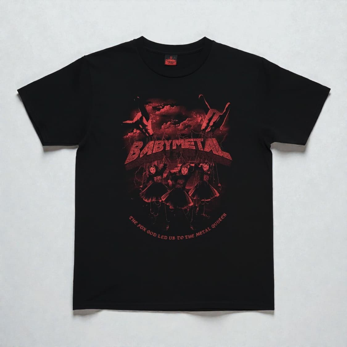 M)BABYMETAL 베이비메탈 반팔 티셔츠 블랙 라이브 투어 상품이미지1