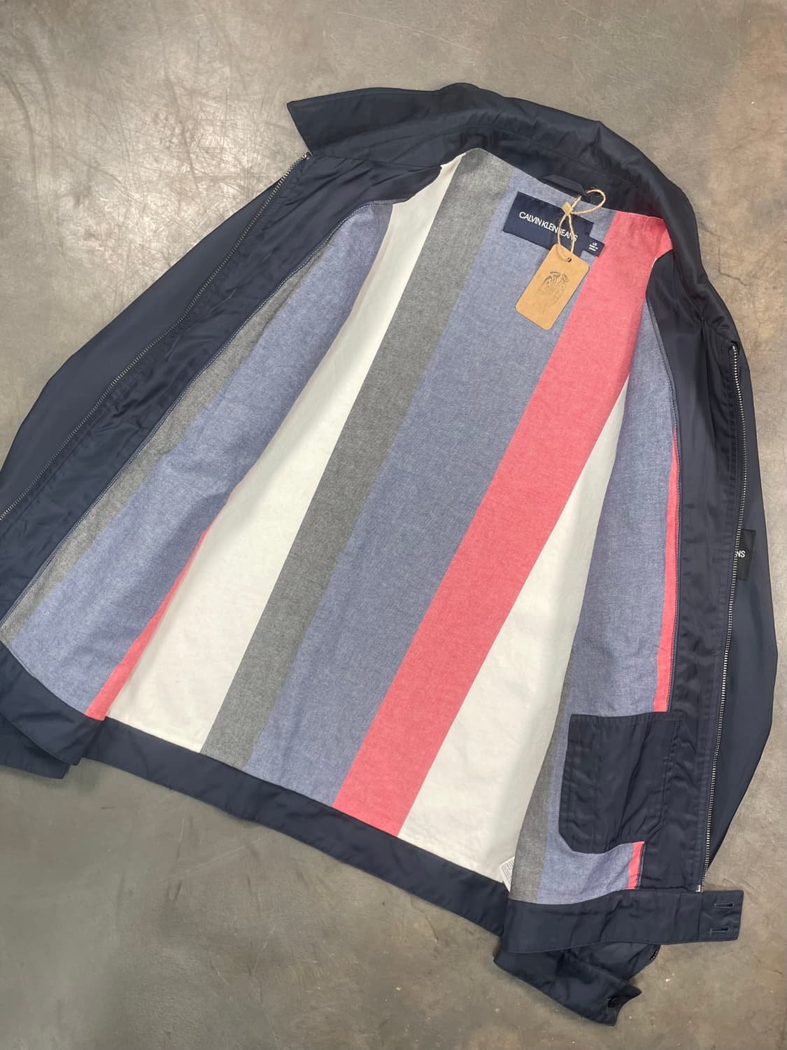 캘빈 클라인 암패치 바이커 자켓 상품이미지4