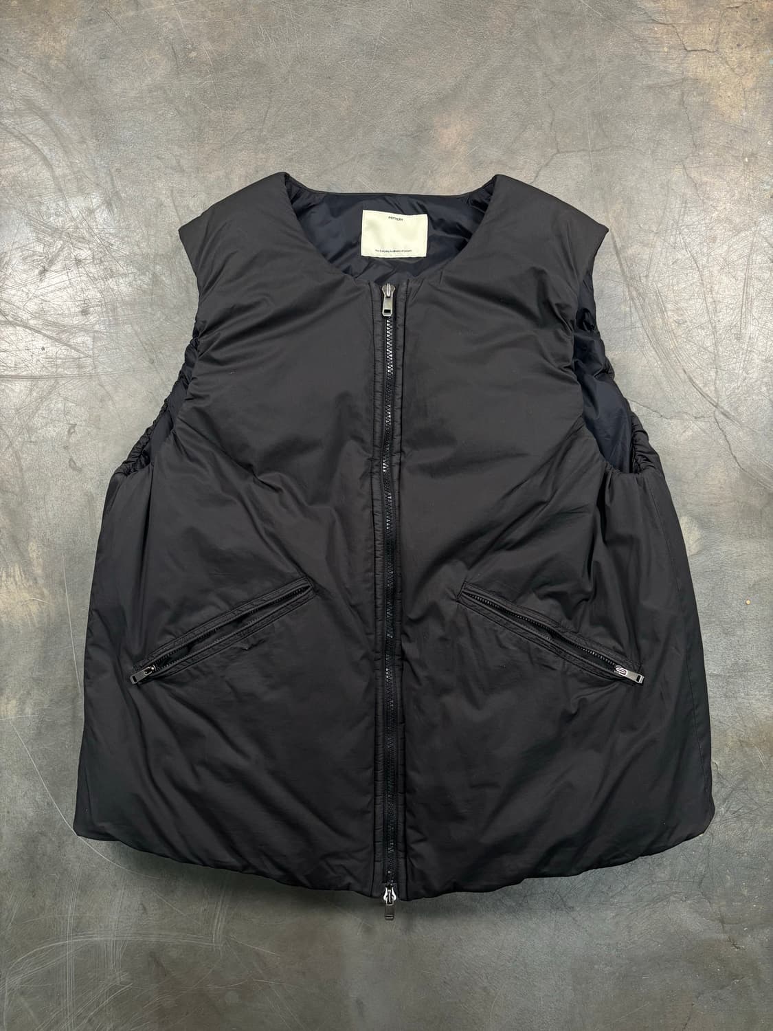 포터리 neat vest 패딩 조끼 상품이미지1