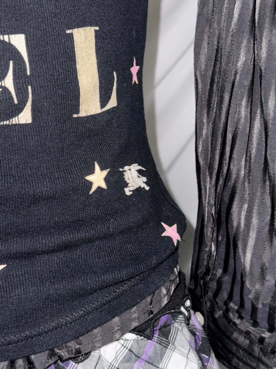 버버리 쇼콜라깔 무채색 키치 코디세트  상품이미지7