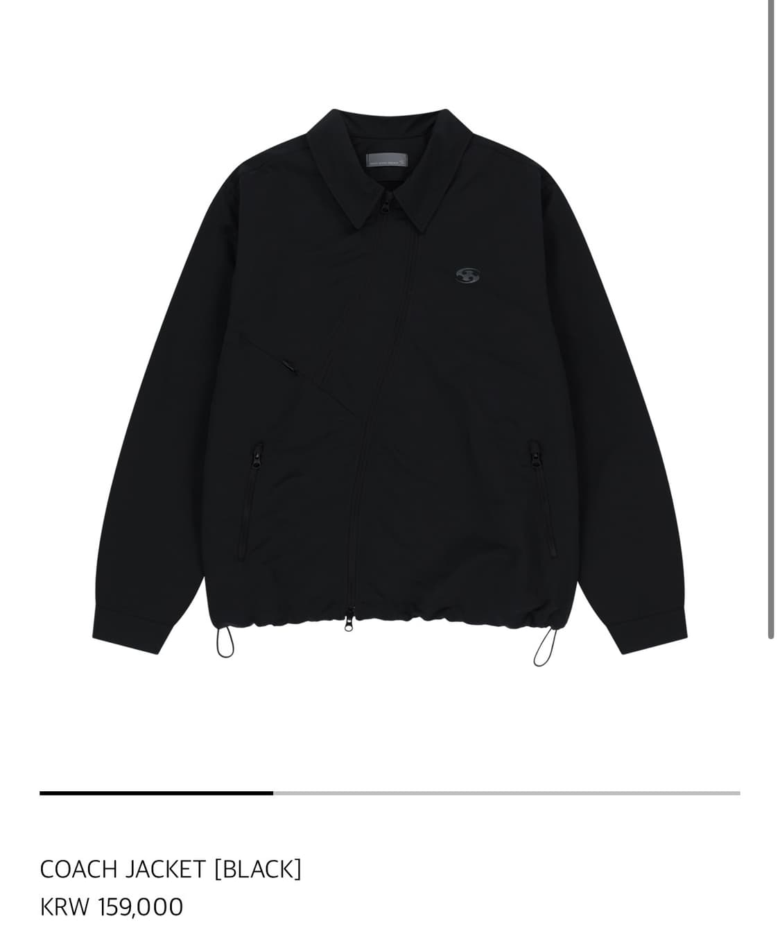 산산기어 25ss 코치자켓 1사이즈 상품이미지1