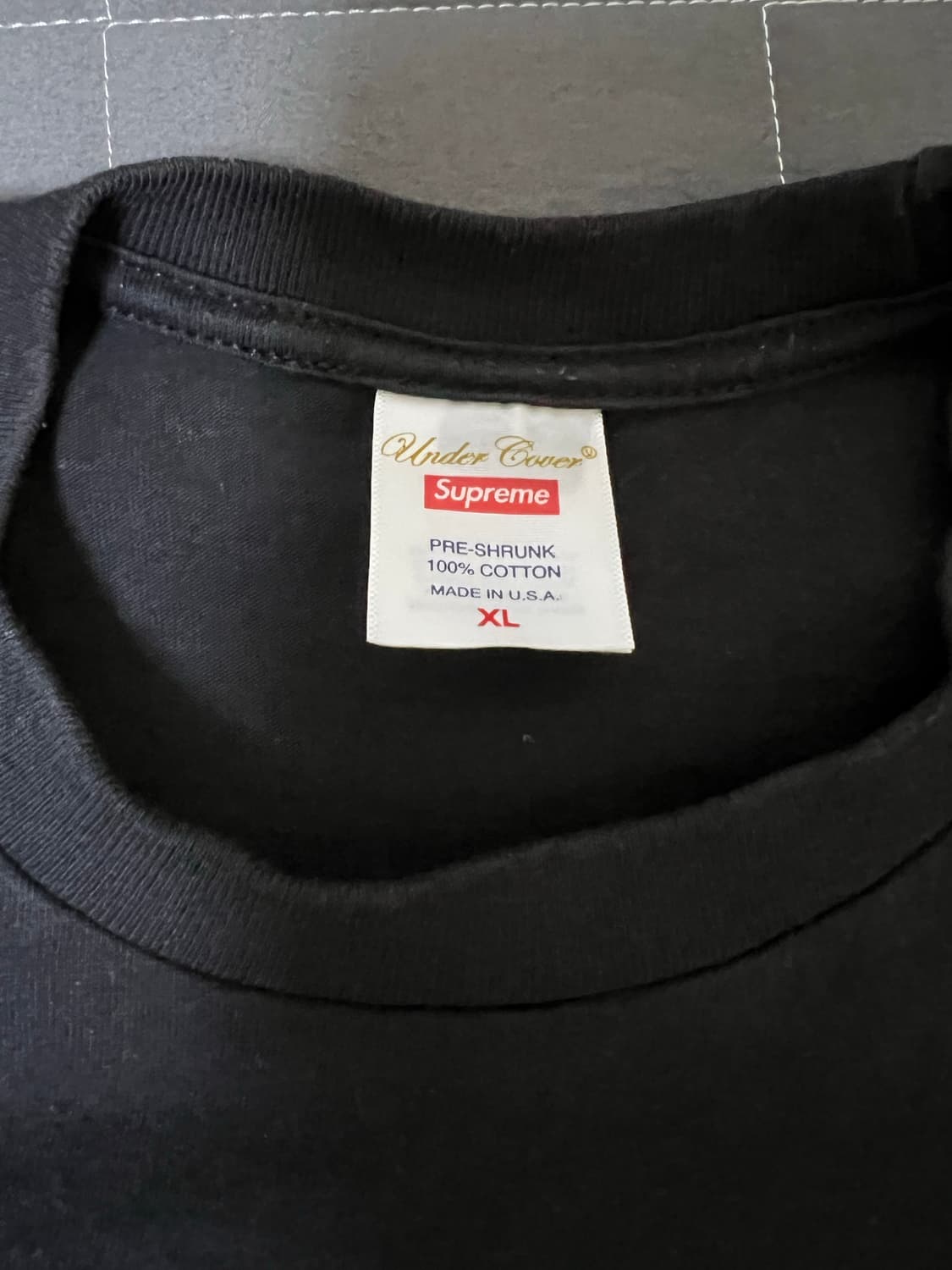 슈프림 x 언더커버 페이스 티셔츠 블랙 - 23SS 상품이미지4
