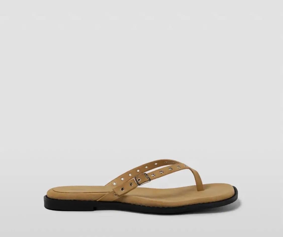 기호 아일렛 플리플랍 쪼리 베이지 235 상품이미지4