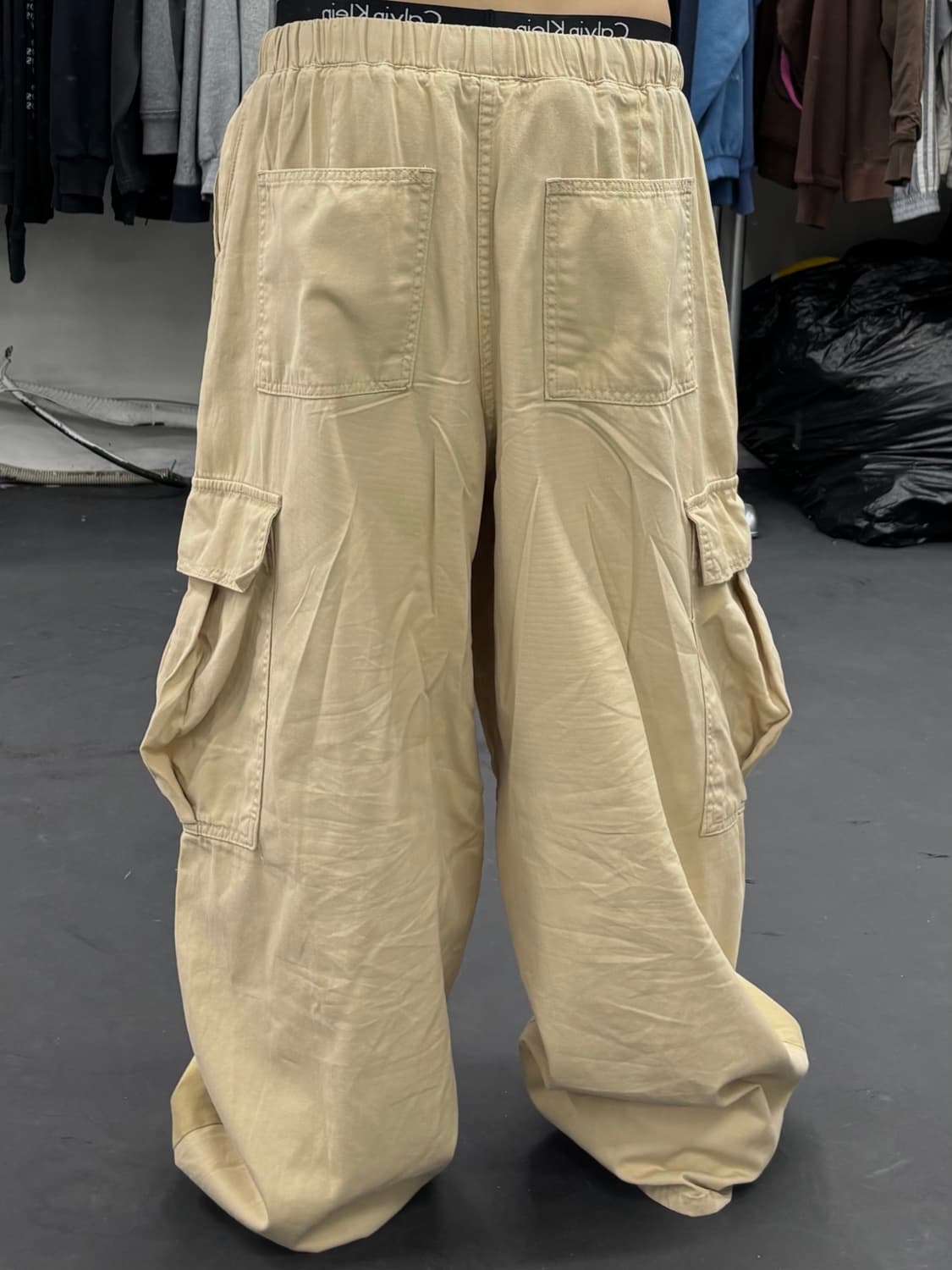 VTG 투톤 베이지 벌룬팬츠 상품이미지4