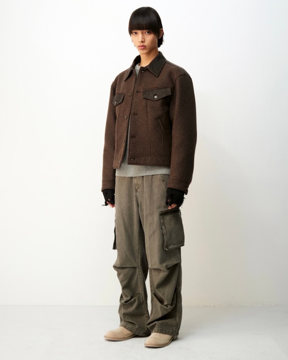 COOR 쿠어 오버 다잉 페이디드 워크 팬츠 카펜더 카고 바지 30 S 상품이미지3