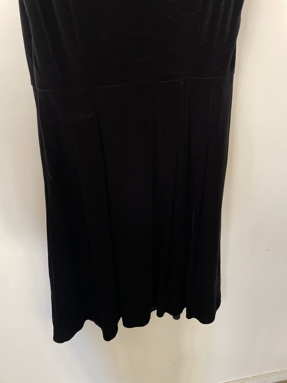 vintage black squre neck flare dress 상품이미지7
