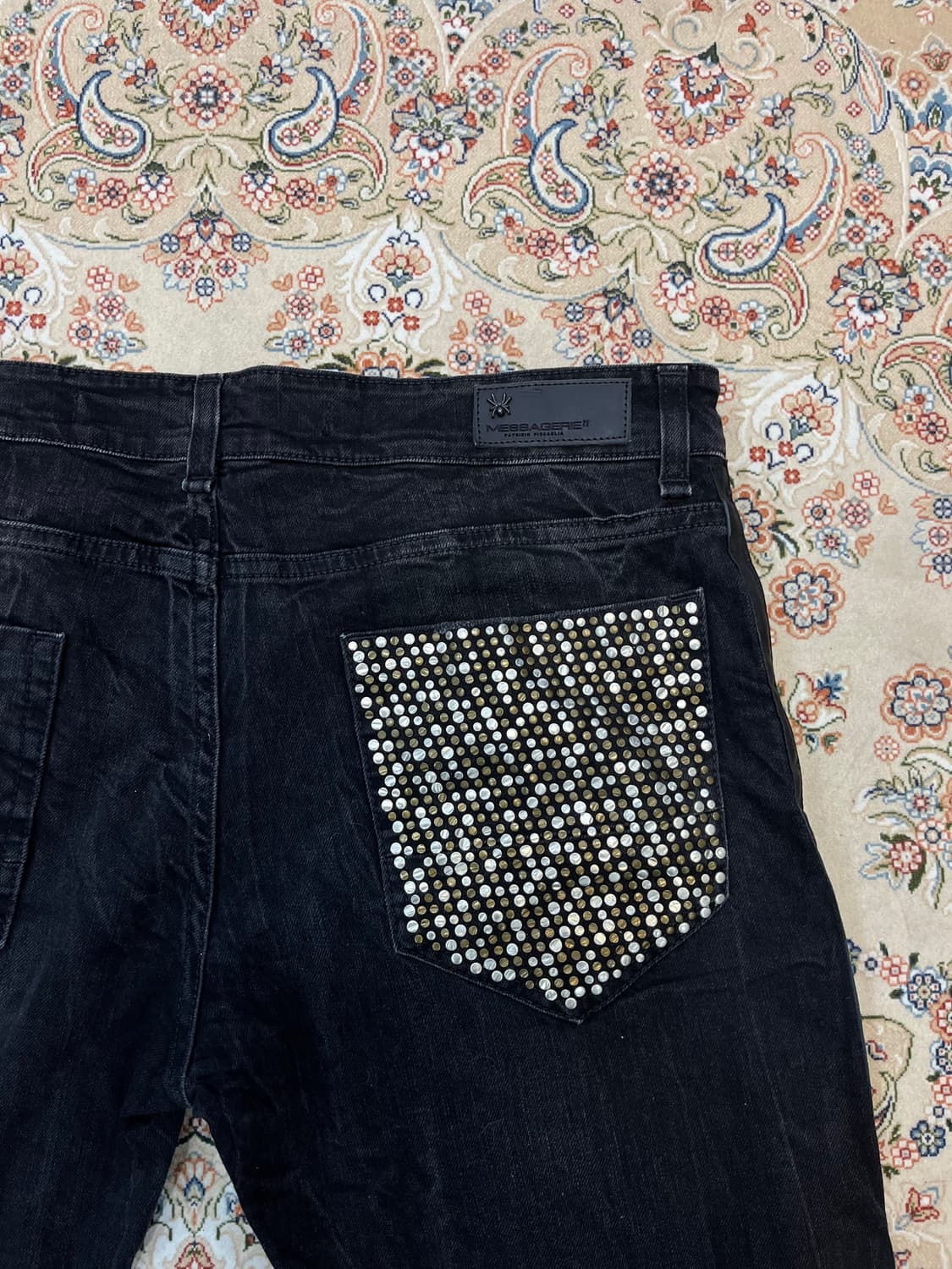 메사제리에 스터드 데님팬츠 상품이미지6