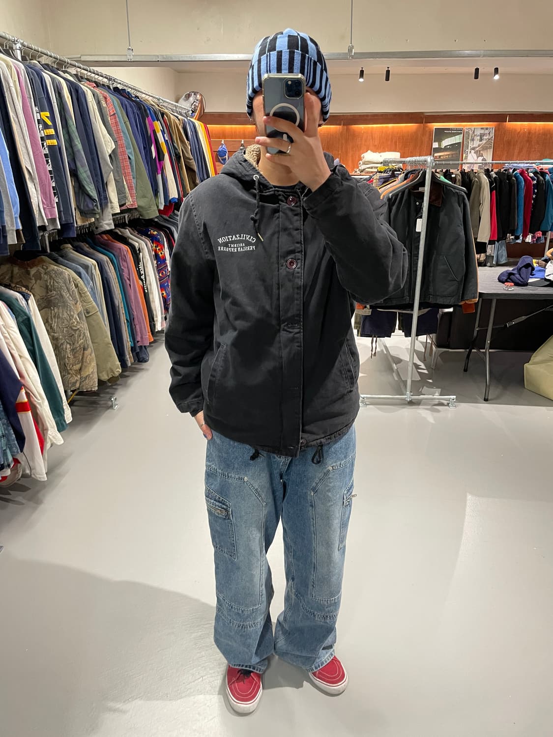 빈티지 쉐르파 워크 자켓 상품이미지2