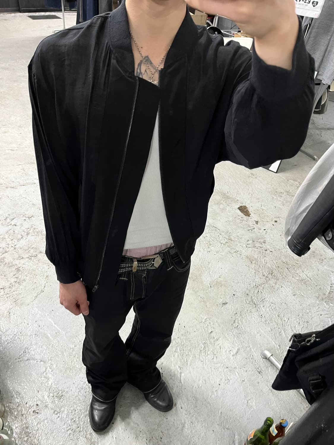 Radiate see-through jacket 상품이미지3