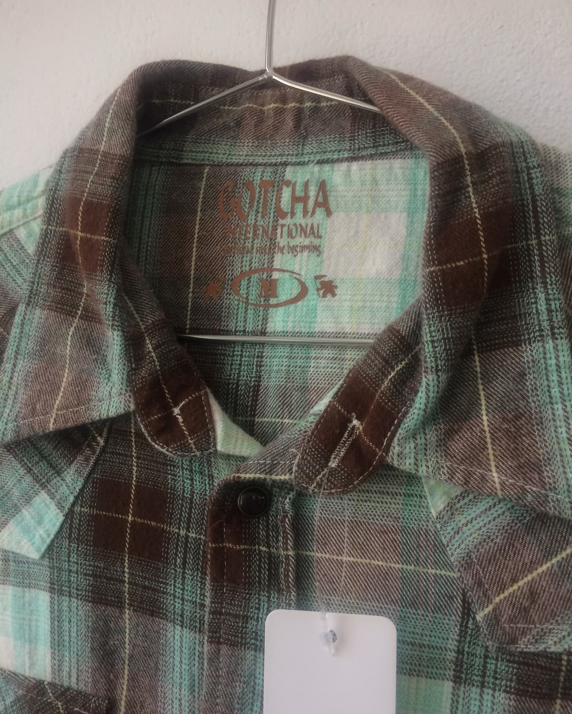 Gotcha check pattern shirt 상품이미지4