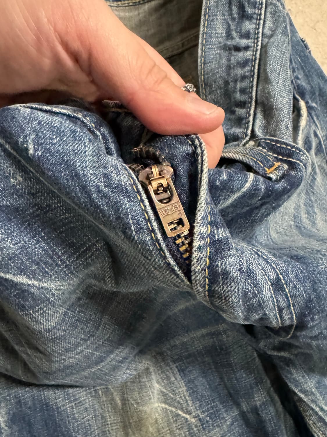 리바이스 502 다이드 워싱 데님팬츠  상품이미지5