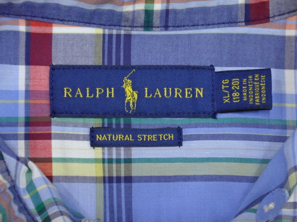 XL(18-20) 폴로랄프로렌 마드라스 체크 면 셔츠 상품이미지8