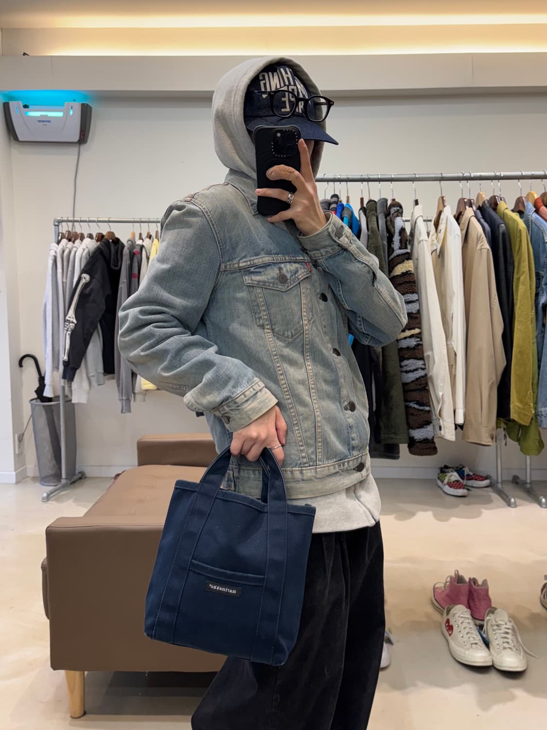 마리메꼬 미니 핸드 토트백 상품이미지7