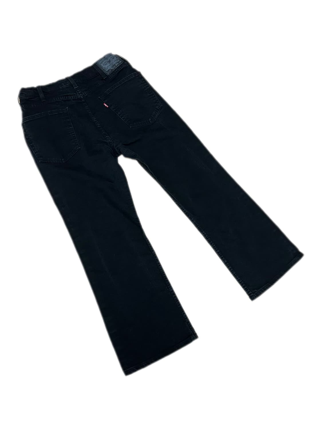 리바이스 527 로우 부츠컷 블랙 워싱 데님팬츠 상품이미지2