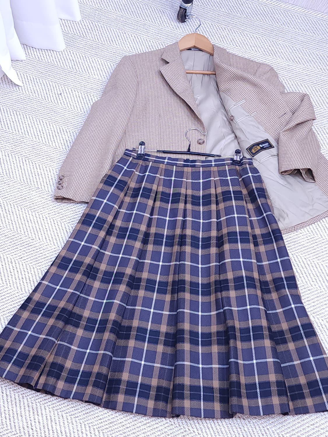 레일리안 27인치 체크스커트 상품이미지2