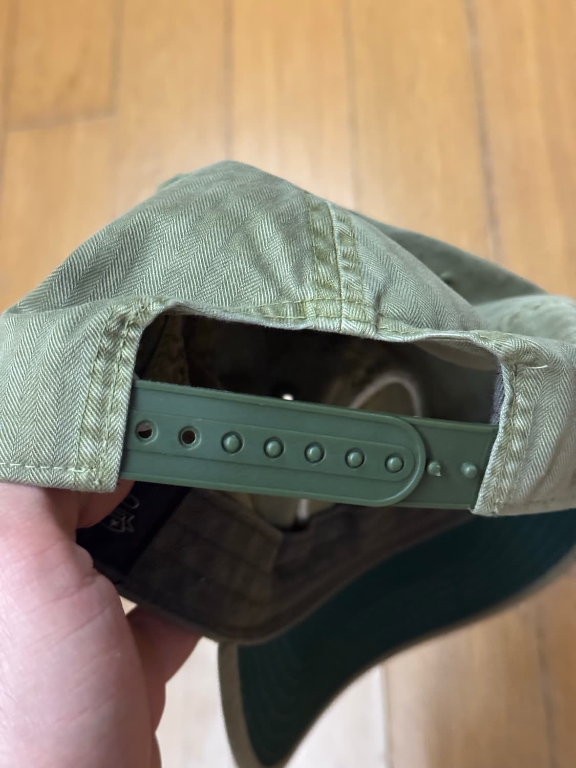 RRL 더블알엘 랄프로렌 폴로 윙로고 모자 볼캡 카키색 상품이미지4