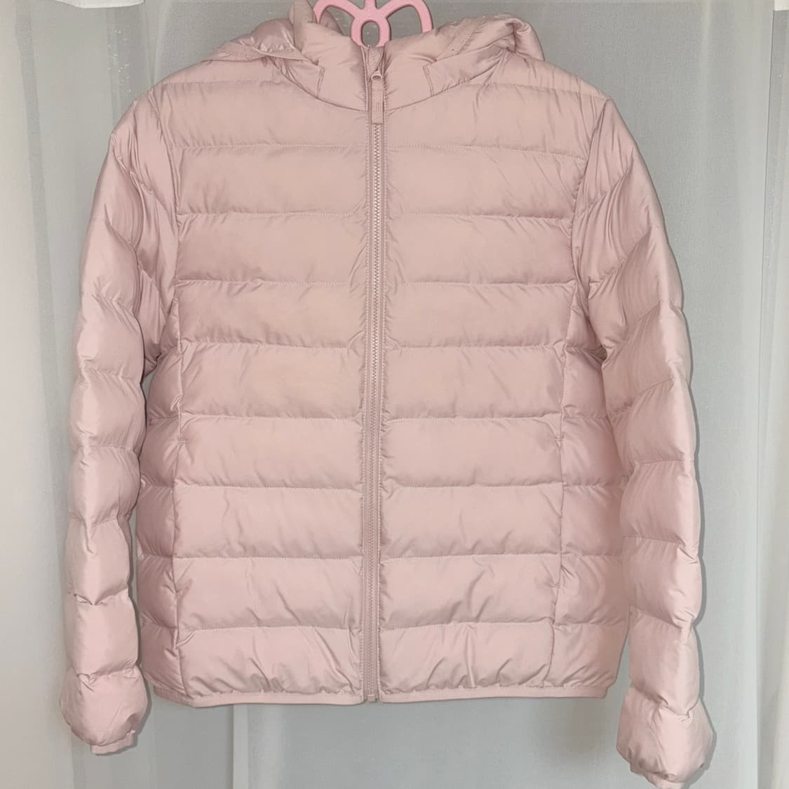 유니클로 키즈 퍼프테크 핑크 140 상품이미지1