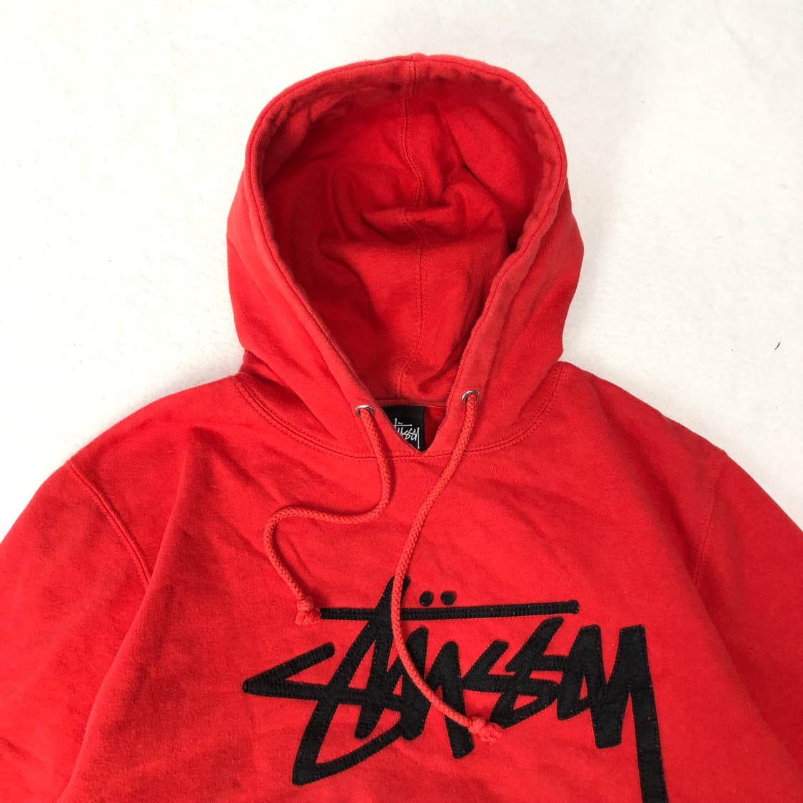 2000s 올드 스투시 빅 스탁로고 후드티 상품이미지4