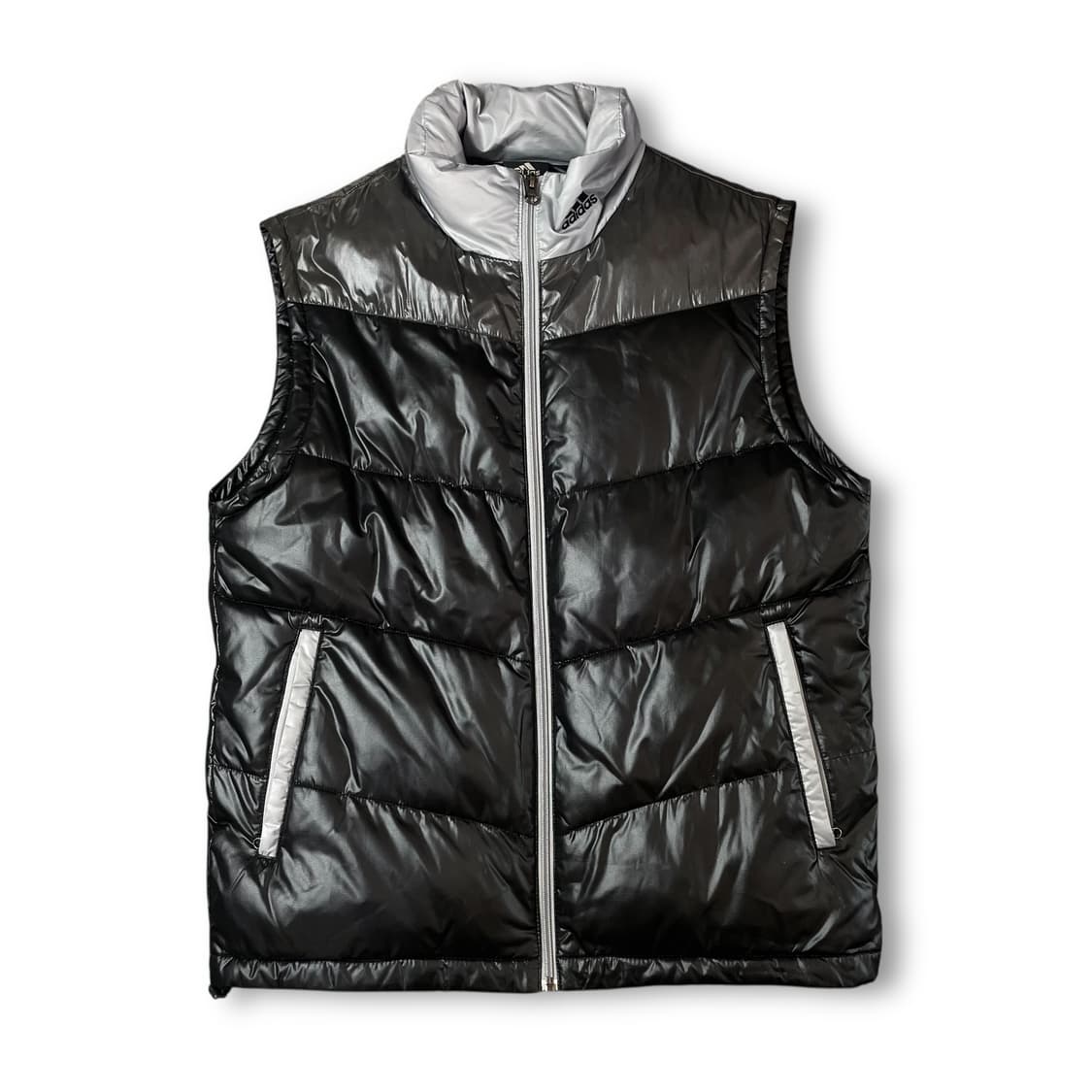 아디다스 블랙 그레이 경량 패딩 조끼 95 상품이미지1