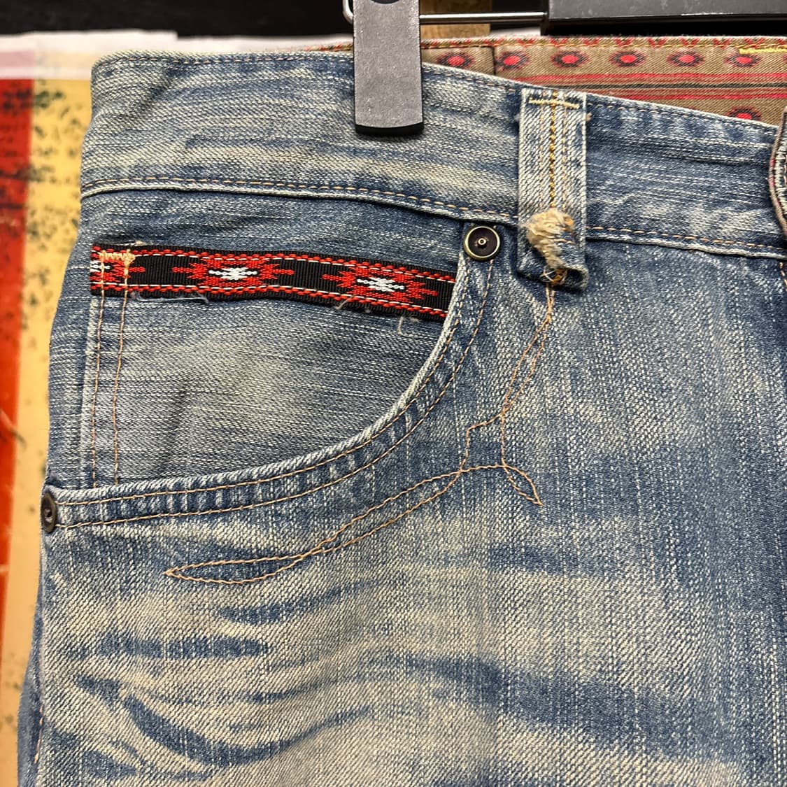 에드윈 XV 빈티지 라인 익스클루시브 네이티브 웨스턴 데님 팬츠 N76 상품이미지4