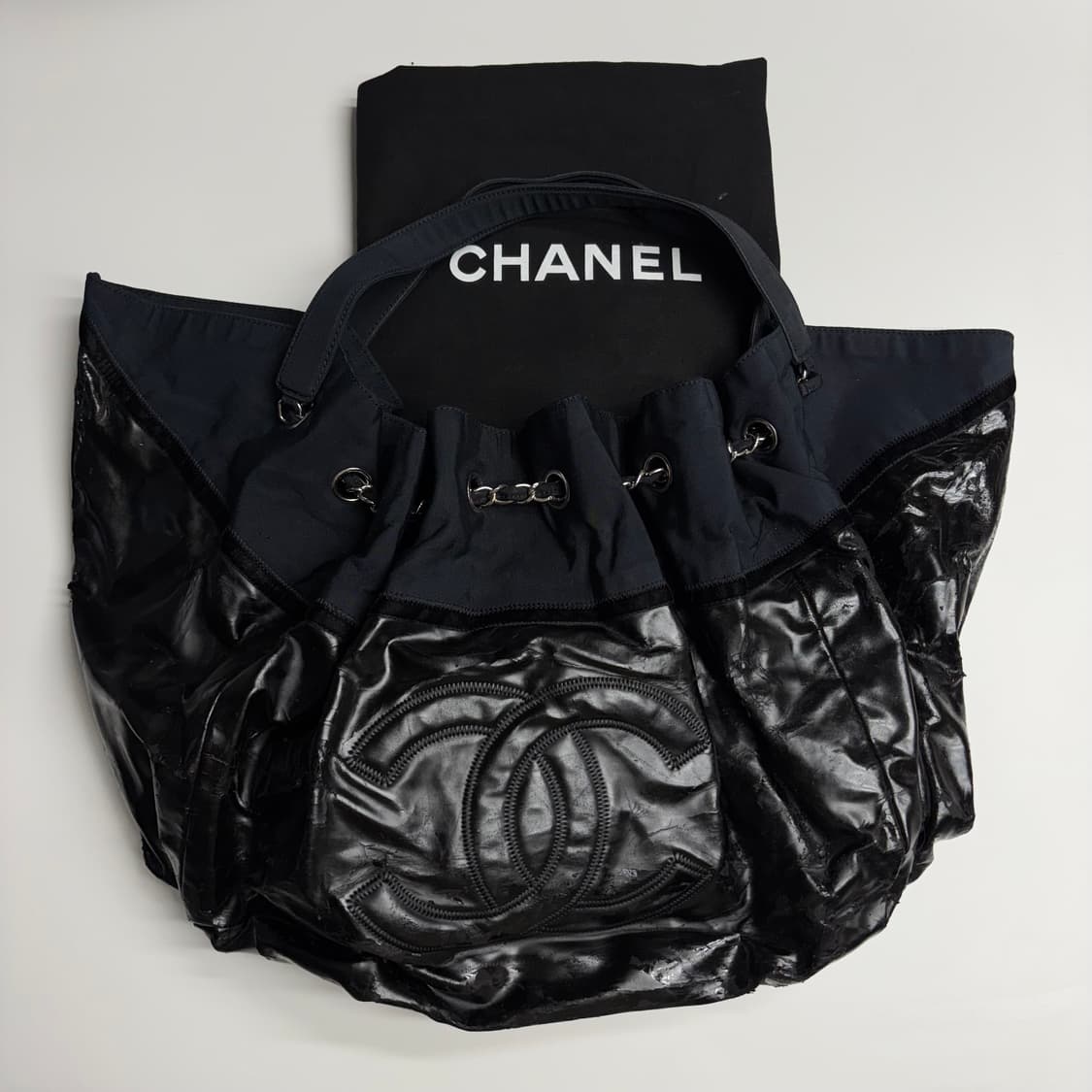 샤넬 정품 빅로고 빅백 상품이미지1