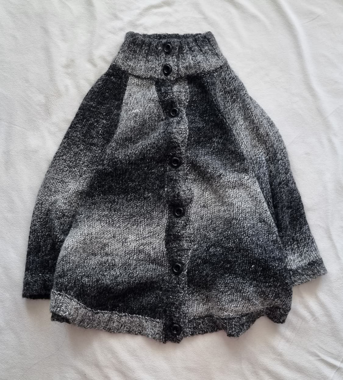 빈티지 모리걸 하구미 니트 케이프 망토 상품이미지1