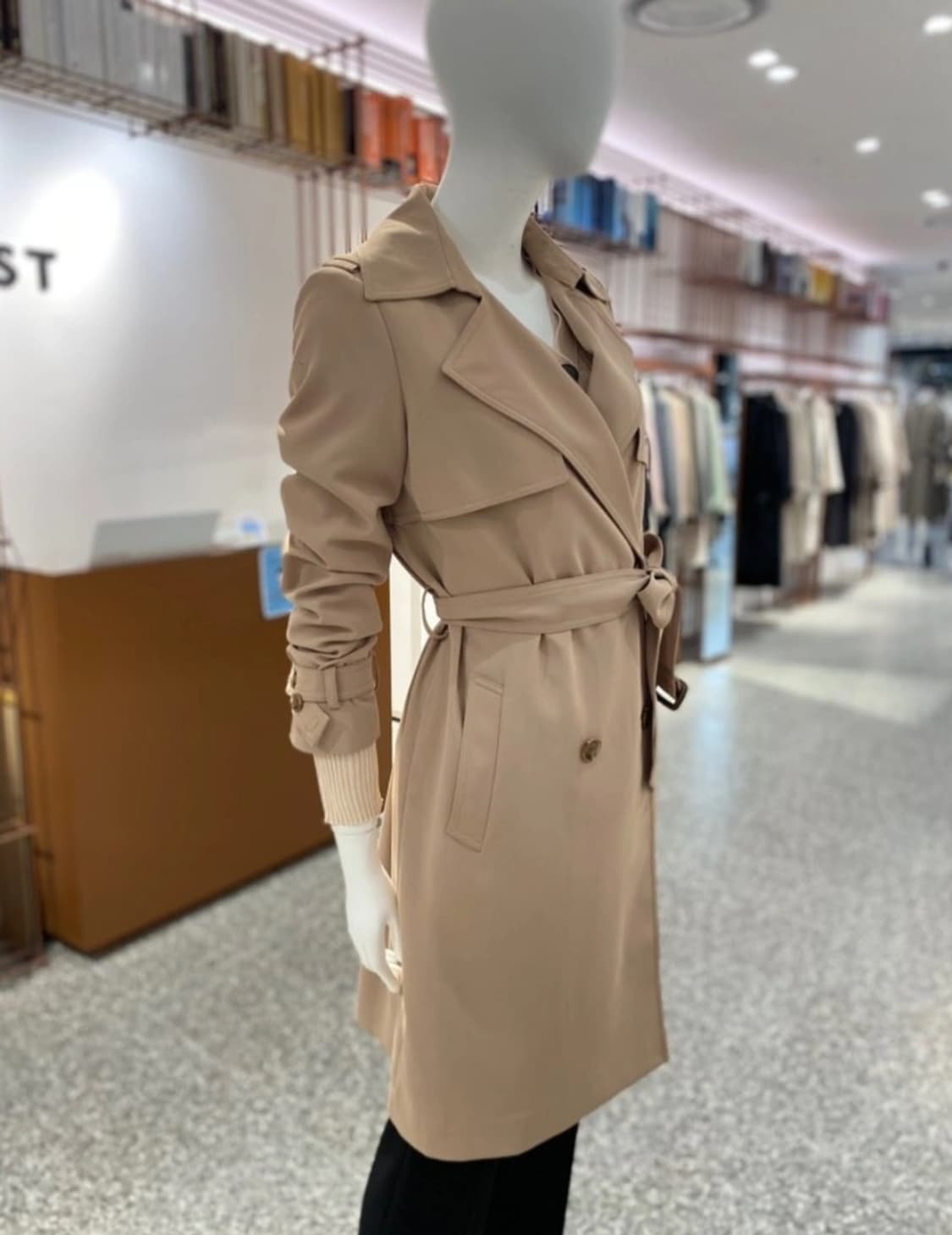새상품) 리스트 트렌치 버버리 코트 자켓 여성 롱 트렌치 코트 자켓 상품이미지6