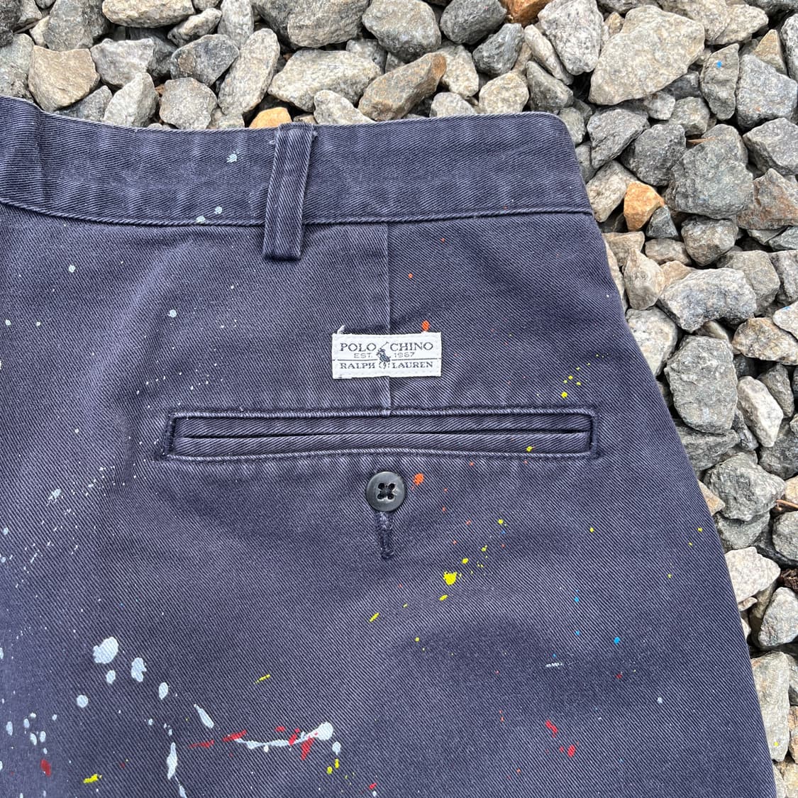 폴로 랄프로렌 빈티지 페인팅 리메이크 팬츠 (실측확인) 상품이미지4